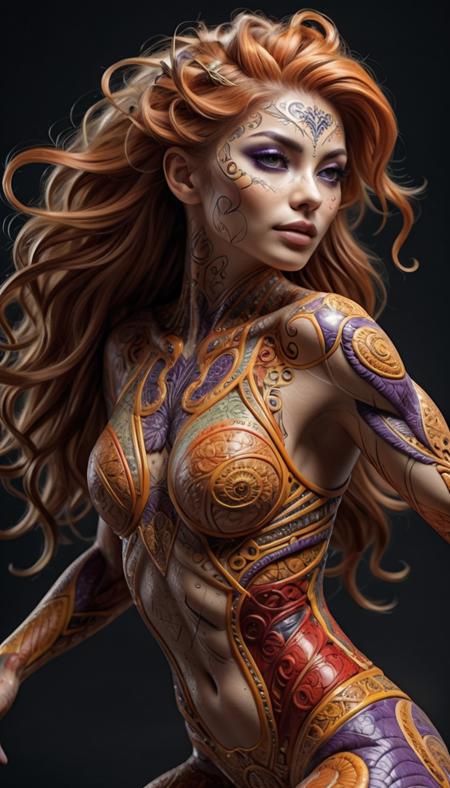 00119 - 1119824399431657 - embedding warmcolors SEXY bodypaint, action shot, dynamic pose, detailed background,-refined.png